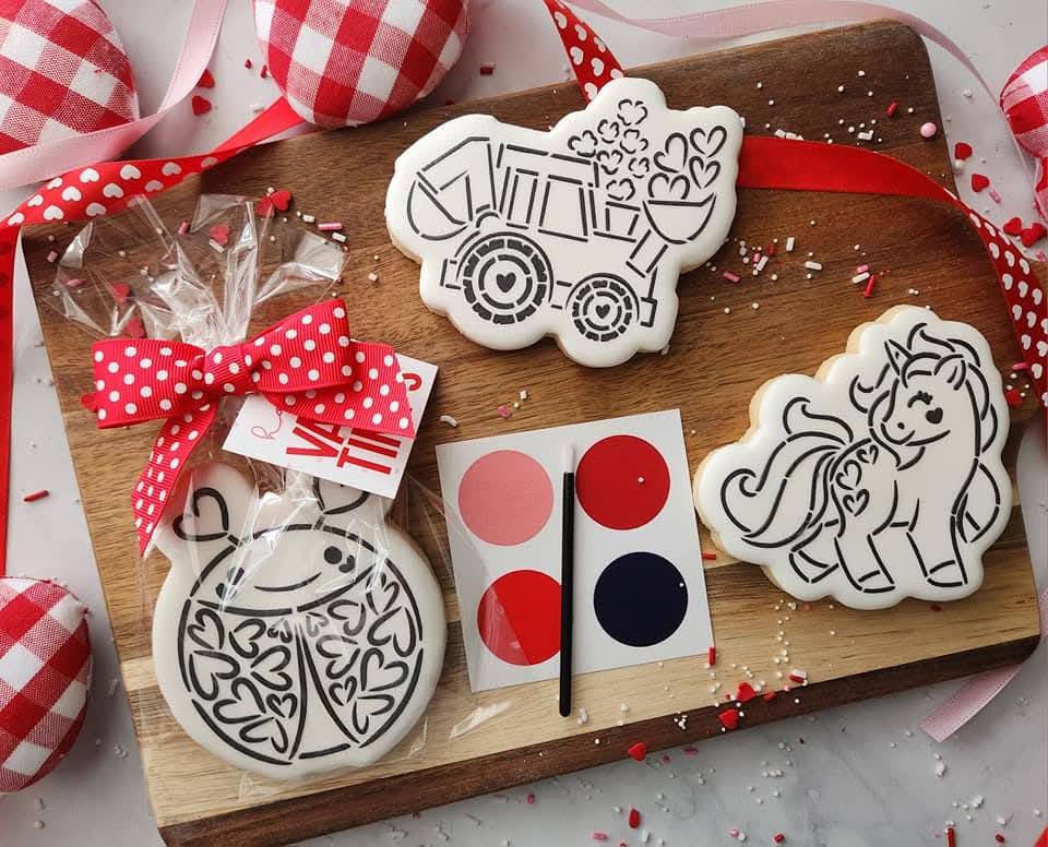 Paint your own cookies